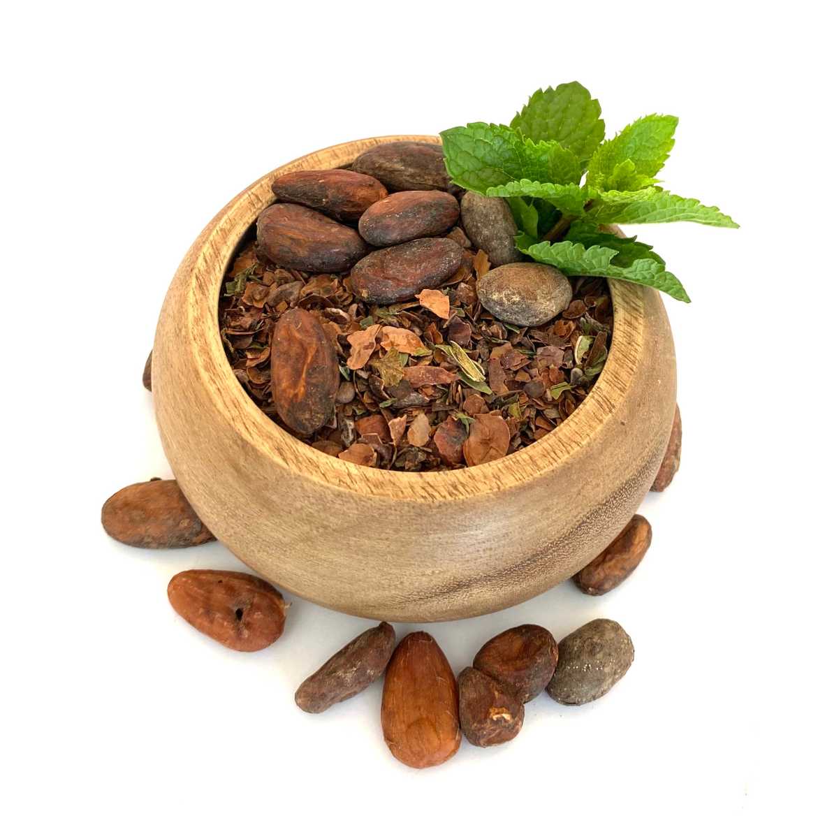 Invigorating Choc-Mint Cacao Tea